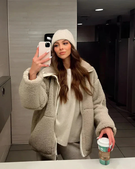 Jolie - Luxe Teddy Jacket